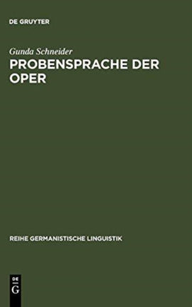 Probensprache der Oper