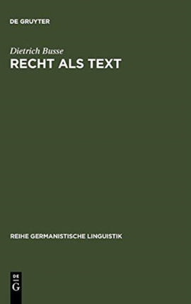 Recht als Text