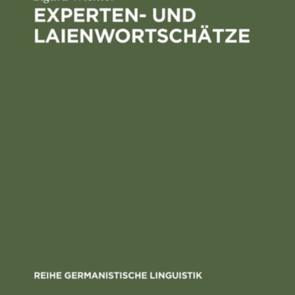 Experten- und Laienwortschätze
