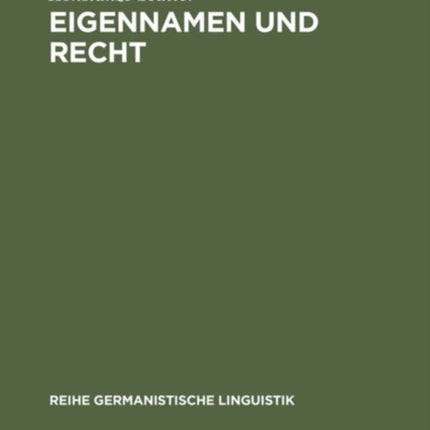 Eigennamen und Recht
