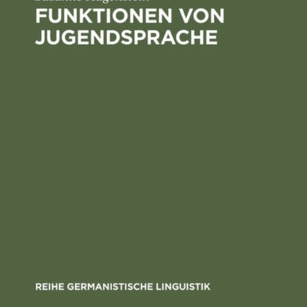Funktionen von Jugendsprache