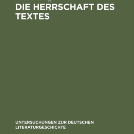 Die Herrschaft Des Textes: Zitattechnik ALS Sprachkritik in Georg Büchners Drama »Danton's Tod« Unter Berücksichtigung Der »Letzten Tage Der Menschheit« Von Karl Kraus