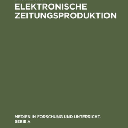 Elektronische Zeitungsproduktion