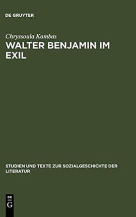 Walter Benjamin im Exil