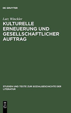 Kulturelle Erneuerung und gesellschaftlicher Auftrag