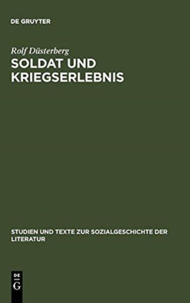 Soldat und Kriegserlebnis