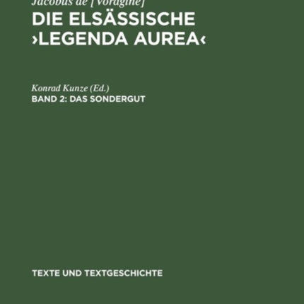Die elsässische >Legenda aurea