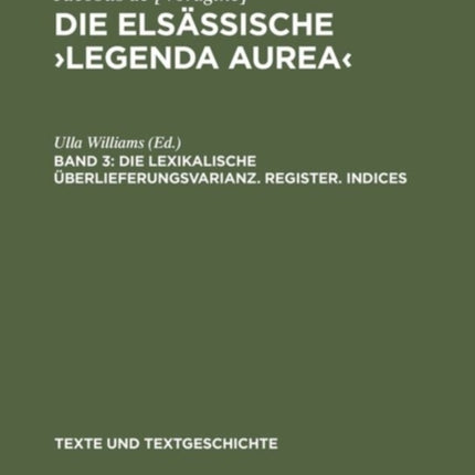 Die elsässische >Legenda aurea
