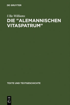Die   Alemannischen Vitaspatrum