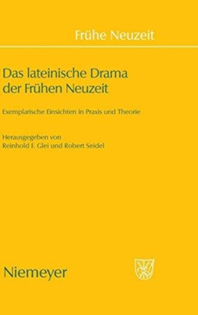 Das lateinische Drama der Frühen Neuzeit