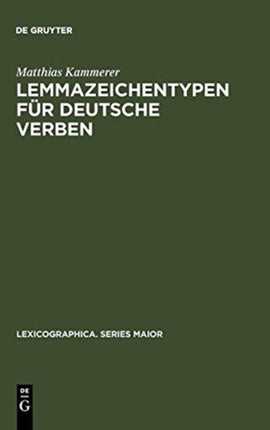 Lemmazeichentypen für deutsche Verben