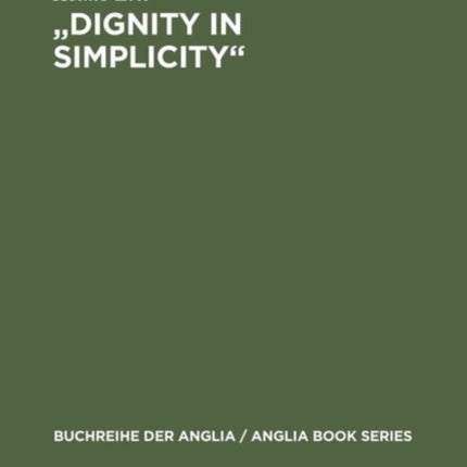 Dignity in Simplicity