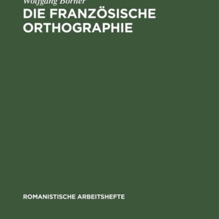 Die französische Orthographie
