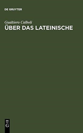 Über das Lateinische