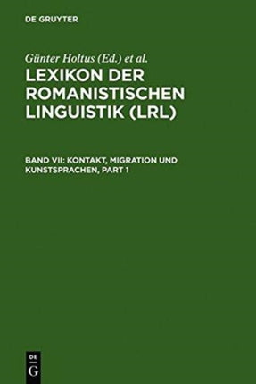 Kontakt, Migration Und Kunstsprachen: