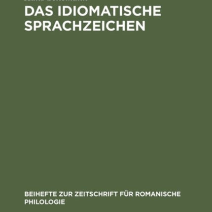 Das idiomatische Sprachzeichen