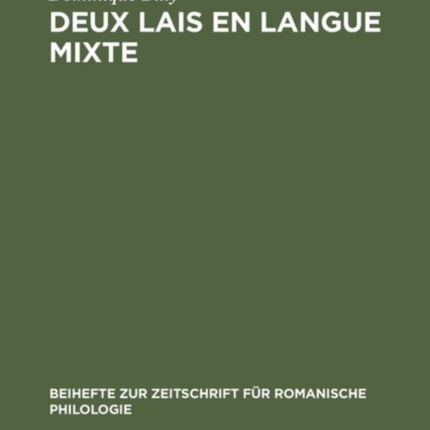 Deux lais en langue mixte