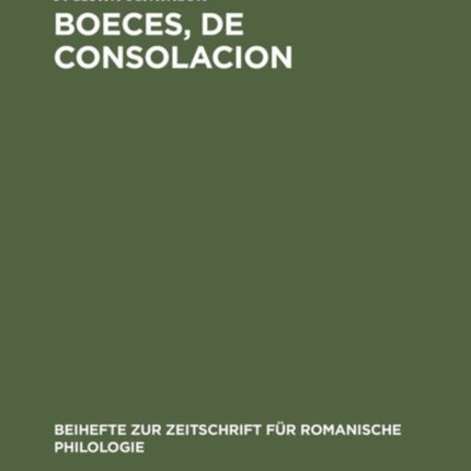 Boeces, De Consolacion