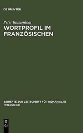 Wortprofil Im Französischen