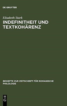 Indefinitheit und Textkohärenz