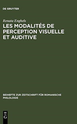 Les modalités de perception visuelle et auditive