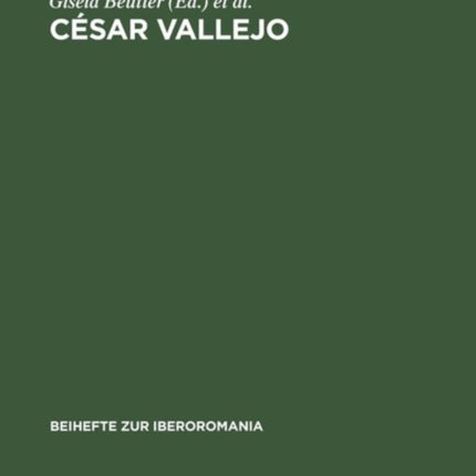 César Vallejo: Actas del Coloquio Internacional, Freie Univ. Berlin, 7.-9. Junio 1979