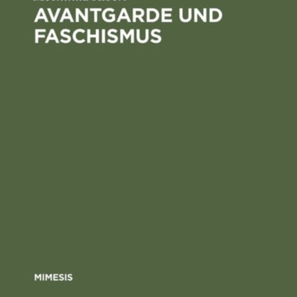 Avantgarde und Faschismus