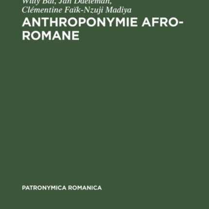 Anthroponymie afro-romane