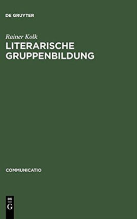 Literarische Gruppenbildung