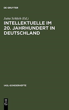 Intellektuelle Im 20. Jahrhundert in Deutschland