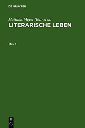 Literarische Leben: Rollenentwürfe in Der Literatur Des Hoch- Und Spätmittelalters. Festschrift Für Volker Mertens Zum 65. Geburtstag