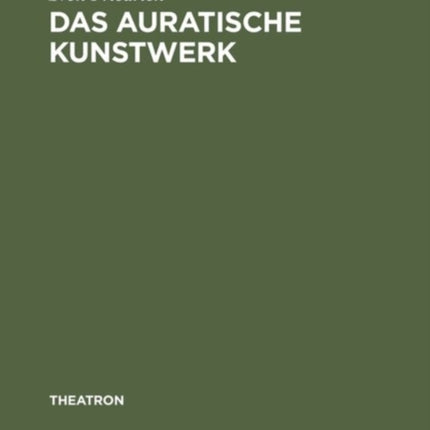 Das auratische Kunstwerk