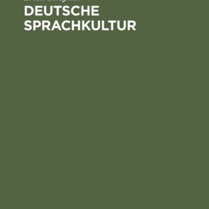 Deutsche Sprachkultur