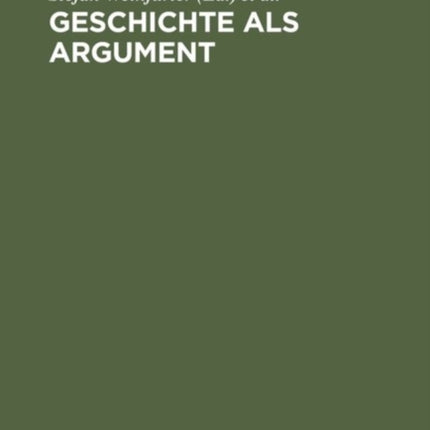 Geschichte als Argument