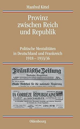 Provinz zwischen Reich und Republik