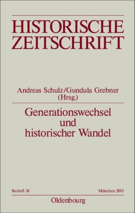Generationswechsel Und Historischer Wandel