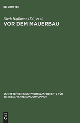 Vor dem Mauerbau