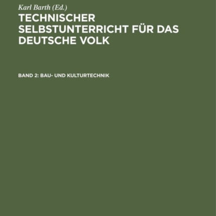 Bau- Und Kulturtechnik