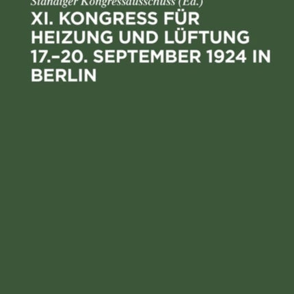 17.-20. September 1924 in Berlin
