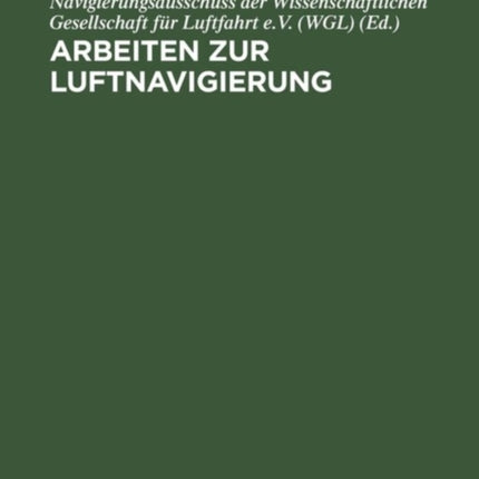 Arbeiten Zur Luftnavigierung