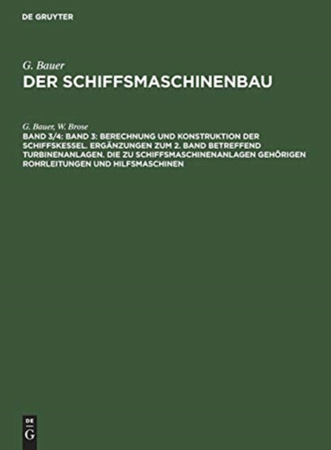 Band 3: Berechnung Und Konstruktion Der