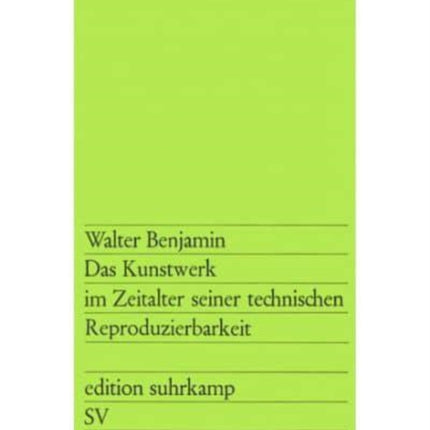 Das Kunstwerk im Zeitalter seiner technischen