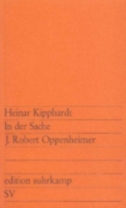 In der Sache J. Robert Oppenheimer