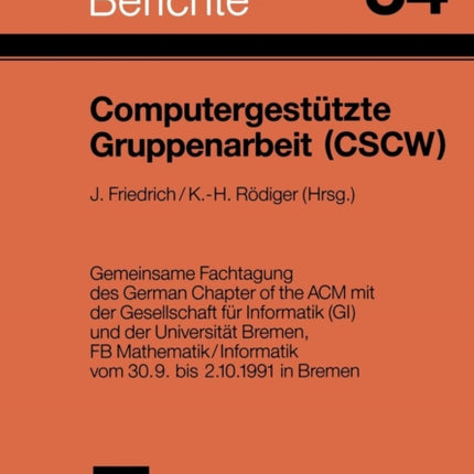 Computergestützte Gruppenarbeit (CSCW)
