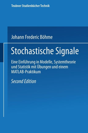 Stochastische Signale: Eine Einführung in