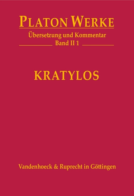 Kratylos: Ubersetzung und Kommentar