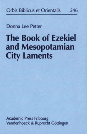 The Book of Ezekiel and Mesopotamian City Laments