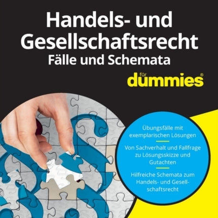 Handels- und Gesellschaftsrecht Falbearbeitung und Schemata für Dummies