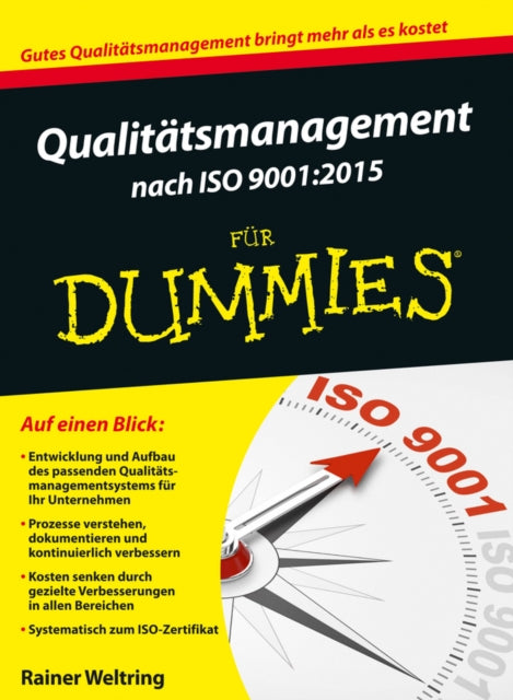 Qualitätsmanagement nach ISO 9001-2015 für Dummies