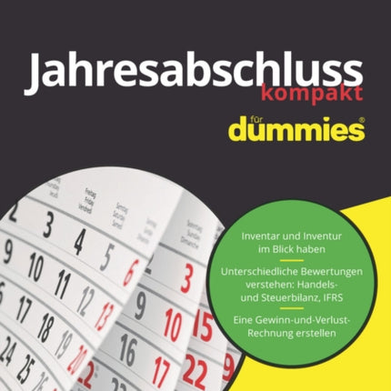 Jahresabschluss kompakt für Dummies